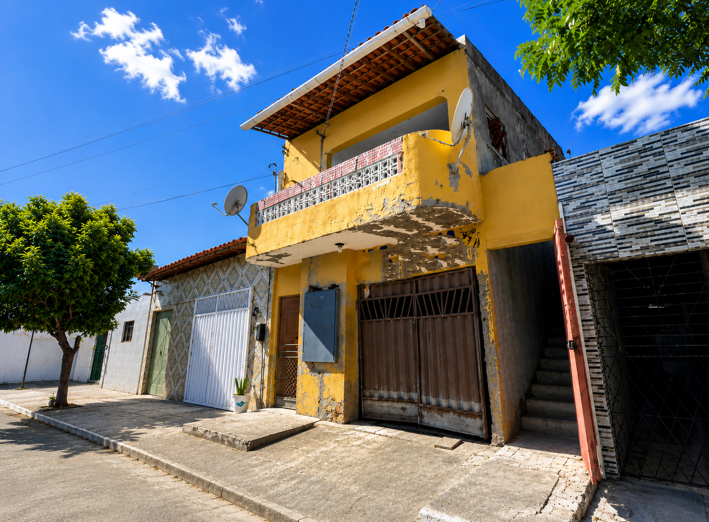 Casa em Macau, Bairro Valadão, Rua João Machado, 35-a (in Loco 13).  Bairro Valadão, RN. Área: 214.81m2