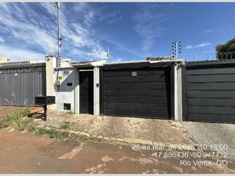 Casa em Rio Verde, Jardim Presidente, Rua Cento E Vinte E Quatro S/n Jardim Presidente, GO. Área: 113.94m2