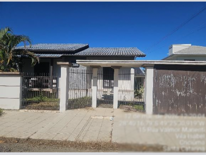 Casa em Criciúma, Loteamento Manenti, Rua Valmor Manenti 105 Lote 02 Da Quadra T Loteamento Manenti, SC. Área: 84.2m2
