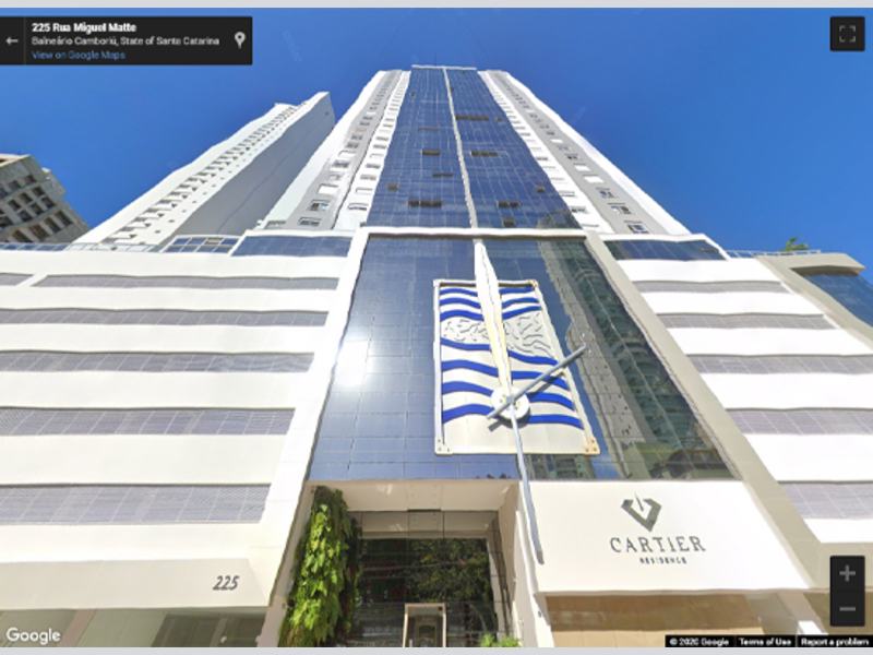 Apartamento em Balneário Camboriú, Pioneiros, Rua Miguel Matte 225 Edifício Cartier Residence Pioneiros, SC. Área: 25m2