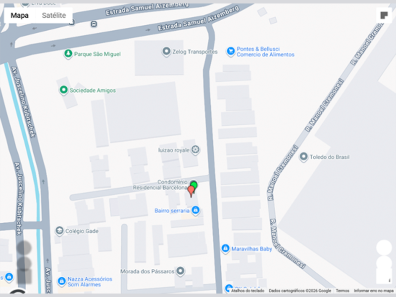 Apartamento em São Bernardo do Campo, Alves Dias, Rua Senador Manoel Cordeiro Villaça 100 Apto. 13 Alves Dias, SP. Área: 48.2875m2