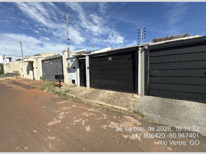 Casa em Rio Verde, Jardim Presidente, Rua Cento E Vinte E Quatro S/n Jardim Presidente, GO. Área: 113.94m2