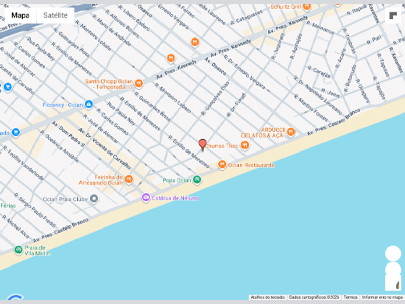 Apartamento em Praia Grande, Ocian, Rua Guimarães Rosa 145 Edifício Residencial Rio D’ouro Xii Ocian, SP. Área: 129.275m2