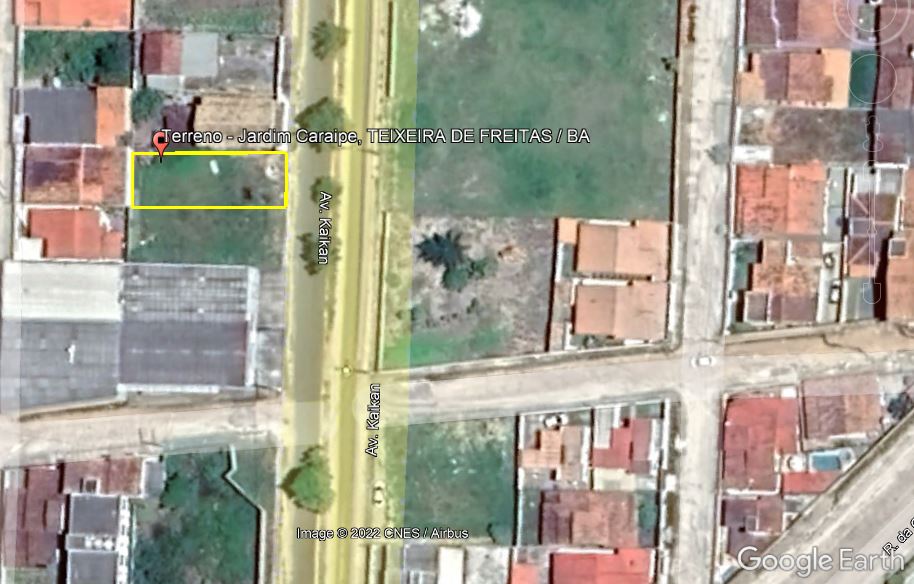 Terreno em Teixeira de Freitas, Jardim Caraipe, Avenida Kaikan, Lote 17 Quadra 4 Do Loteamento Kaikan Sul S/nº Jardim Caraipe, BA. Área: 250m2