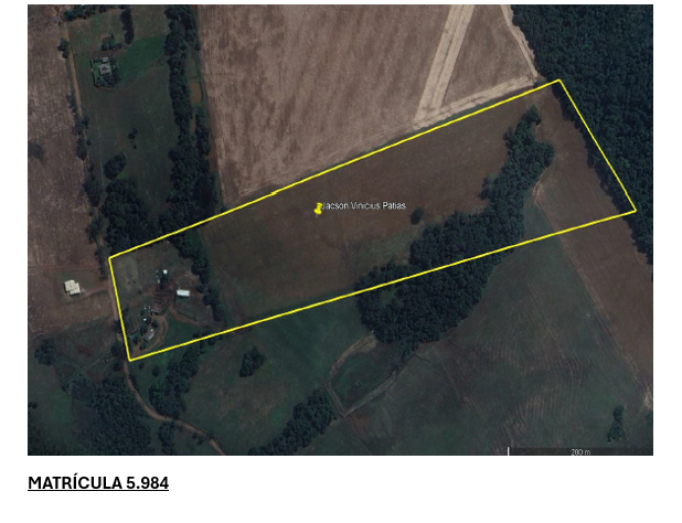 Imóvel rural em São Miguel das Missões, Zona Rural, Área Rincão Dos Moraes S/n Zona Rural, RS. Área: nullm2