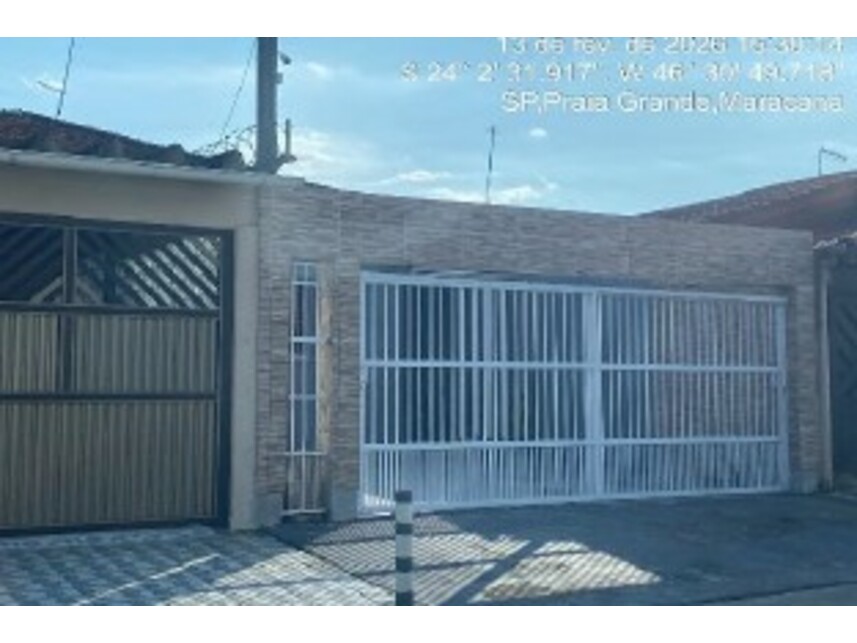 Casa em Praia Grande, Caiçara, Rua Santa Rita de Cássia 393 - Casa 2 (Parte do lote 05 da quadra 16). - Caiçara, SP. Área: 124m2