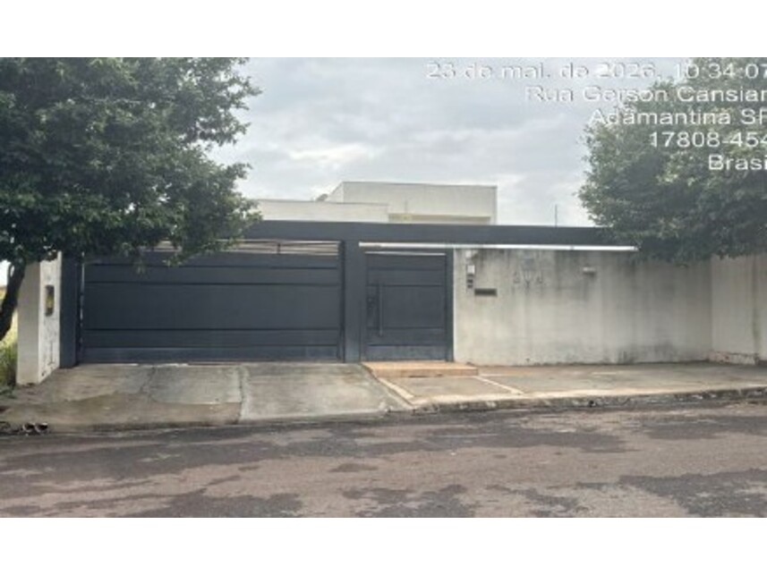 Casa em Adamantina, Residencial San Miguel, Rua Gerson Cansian 204 - Casa (Lote 02 da Quadra B) - Residencial San Miguel, SP. Área: 140.45m2