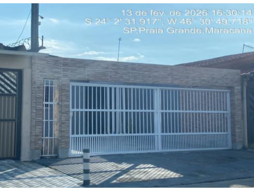 Casa em Praia Grande, Caiçara, Rua Santa Rita de Cássia 393 - Casa 2 (Parte do lote 05 da quadra 16). - Caiçara, SP. Área: 124m2