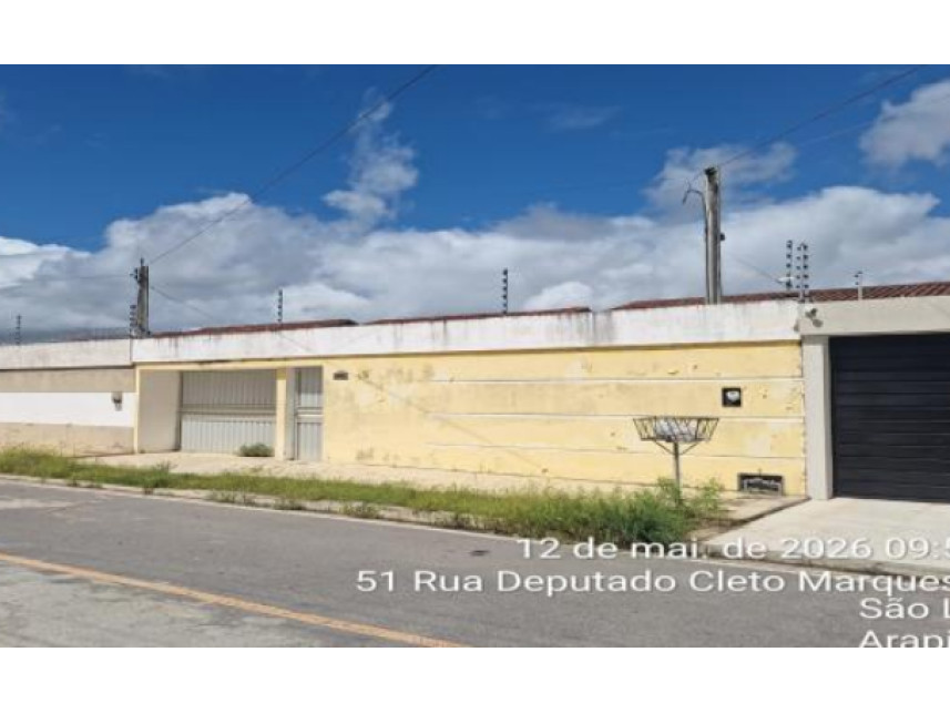 Casa em Arapiraca, São Luiz, Rua Deputado Cleto Marques Luz 62 - Casa (Lote 01) - São Luiz, AL. Área: 149.43m2