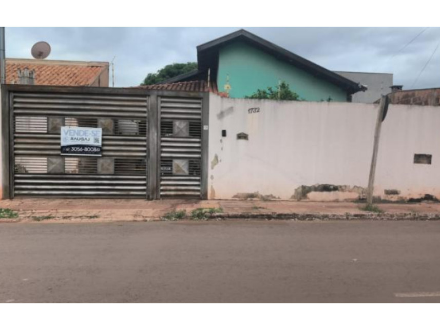 Casa em Campo Grande, Jardim Aero Rancho, Rua Taumaturgo 1732 - Casa (Lote nº 10 da Quadra 187-A) - Jardim Aero Rancho, MS. Área: 210.28m2