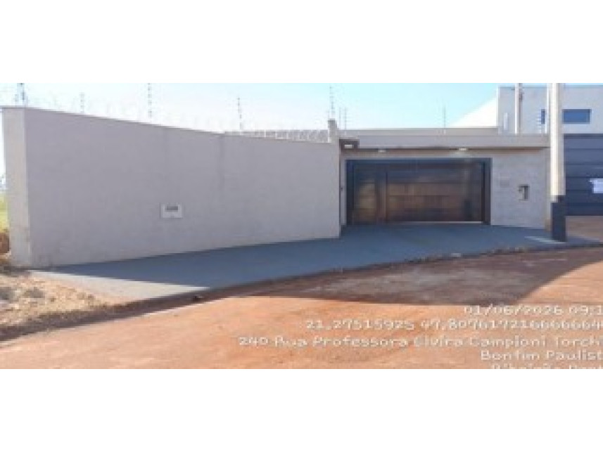 Casa em Ribeirão Preto, Jardim Santa Cecília, Rua Professora Elvira Campioni Torchia 225 - Casa (Lote 7 da Quadra 5) - Jardim Santa Cecília, SP. Área: 128.5m2