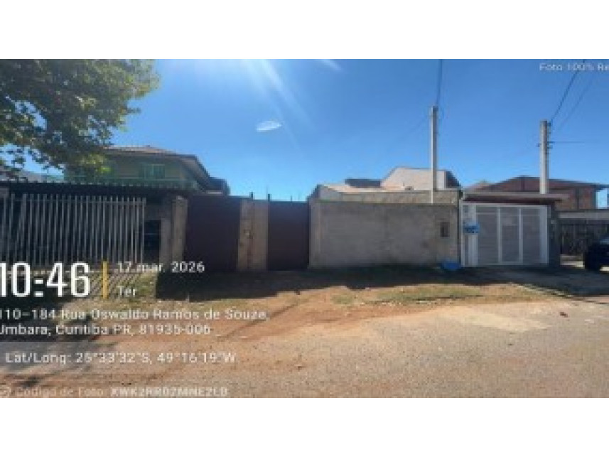 Terreno em Curitiba, Umbará, Rua Oswaldo Ramos de Souza 141 - Terreno (Lote 02 da Quadra 02), Planta Moradias Fratelli II - Umbará, PR. Área: 140m2