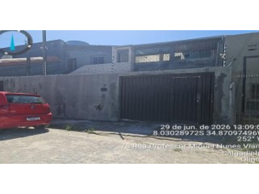 Casa em Olinda, Salgadinho, Rua Professor Miguel Nunes Viana 54 - Casa (Lote 04 da Quadra Q) - Salgadinho, PE. Área: 261.15m2