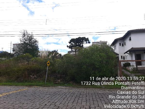 Terreno em Caxias do Sul, Diamantino, Rua Olinda Pontalfi Peteffi, N. S/N, Qd 5444 Lote 03, RS. Área: 360m2