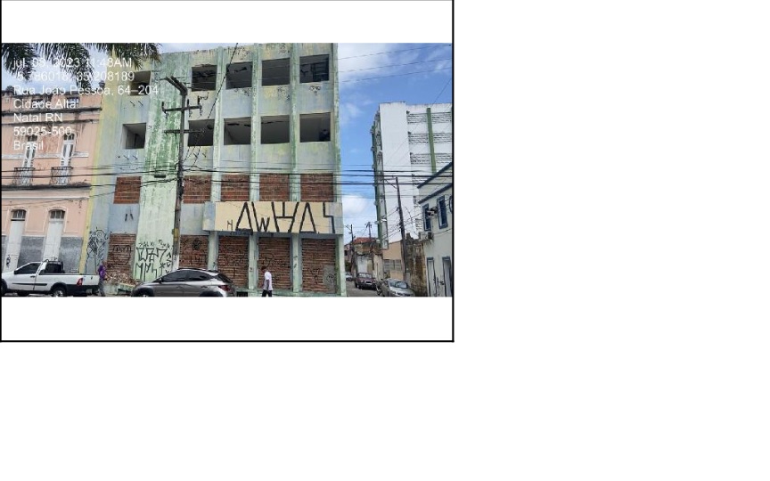 Prédio em Natal, Cidade Alta, Rua Joao Pessoa, N. 78, RN. Área: 663.04m2