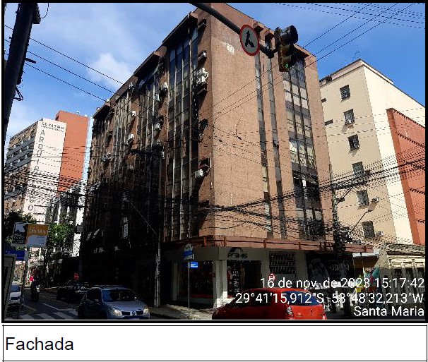Sala em Santa Maria, Centro, Rua Doutor Alberto Pasqualini, N. 25, Sl 701, RS. Área: 214.68m2