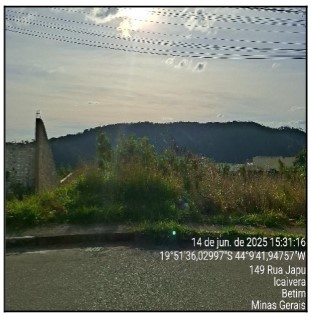 Terreno em Betim, Icaivera, Rua Japu, N. Sn, Qd 80, Lt 43, MG. Área: 563m2