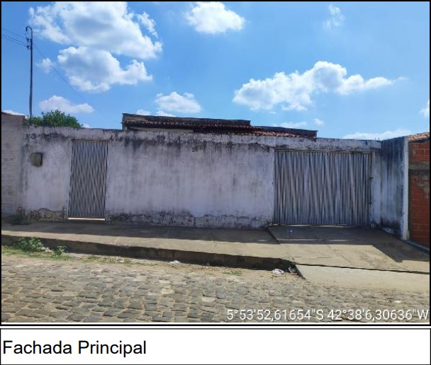 Casa em Água Branca, Bulungão, Rua Jesimon Henrique De Carvalho, N. 00, Qd 01, Lt 04, PI. Área: 123.97m2