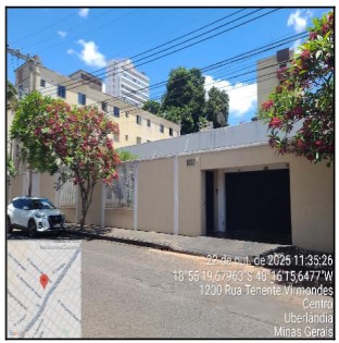 Casa em Uberlândia, Lidice, Rua Xavantes, N. 1067, Qd 269, Lt 11-A, MG. Área: 403.41m2