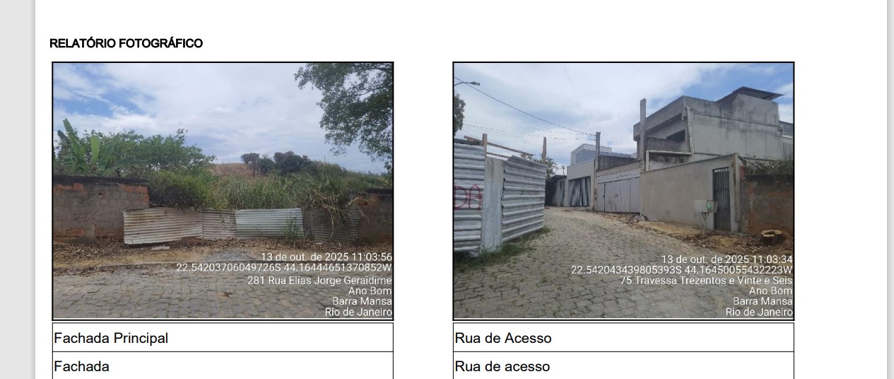 Terreno em Barra Mansa, Ano Bom, Avenida Elias Jorge Geraidime, N. 00, Lt 20, Setor 14, RJ. Área: 371.25m2