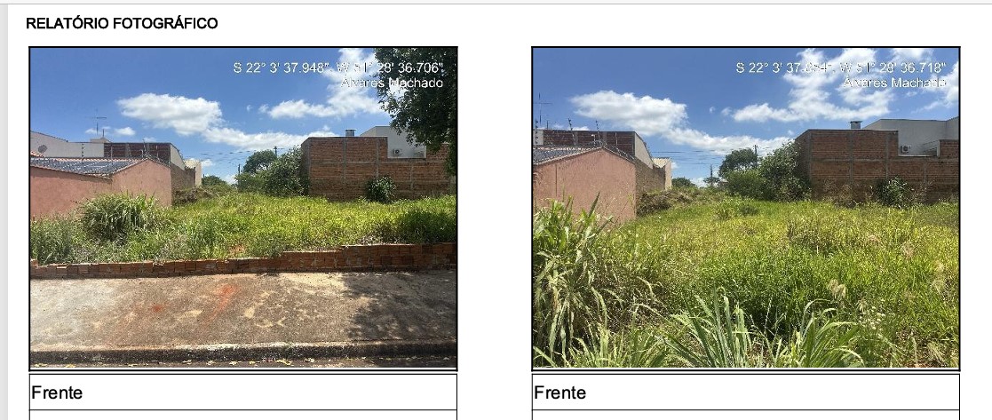 Terreno em Álvares Machado, Residencial Marcia Fernandes, Prof Maria Helena Fernandes Araujo, N. Sn, Qd E, Lt 19, SP. Área: 240m2
