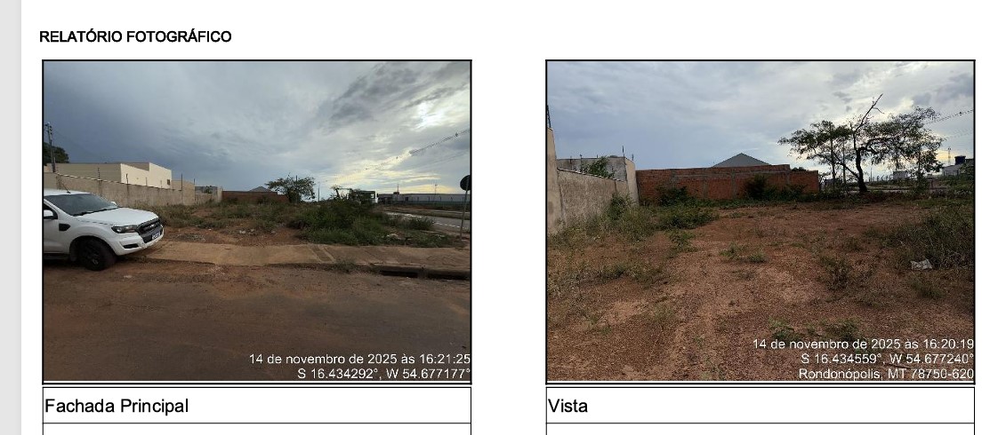 Terreno em Rondonópolis, Vila Rica, Avenida Independencia, N. Sn, Qd 04, Lt 08, MT. Área: 751m2