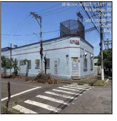 Galpão em São Leopoldo, Scharlau, Rua Ipiranga, N. 234, Qd O, Lt 05-11, RS. Área: 861.59m2