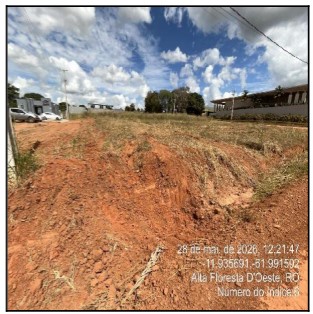 Terreno em Alta Floresta d'Oeste, Liberdade, Avenida Guanabara, N. 00, St 02, Qd 19, Lt 01, RO. Área: 6164.66m2