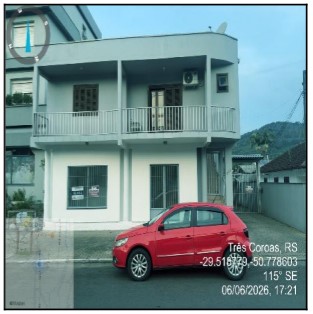 Apartamento em Três Coroas, Centro, Rua 12 De Maio, N. 657, Apto 204, 1º Pav, RS. Área: 50.32m2