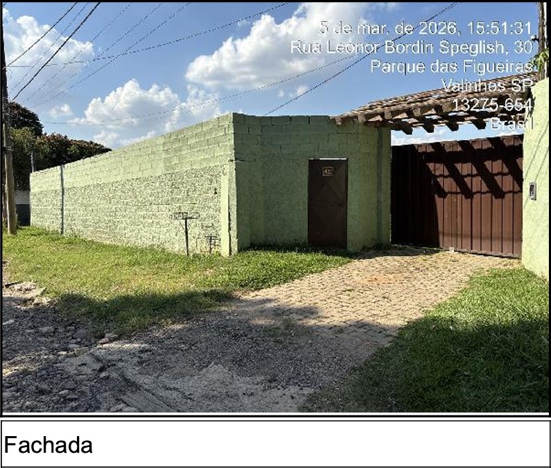 Casa em Valinhos, Chacaras Sao Bento, Rua Tereza Vechiatti Trigo, N. 411, Qd 24, Lt 15, SP. Área: 391.35m2