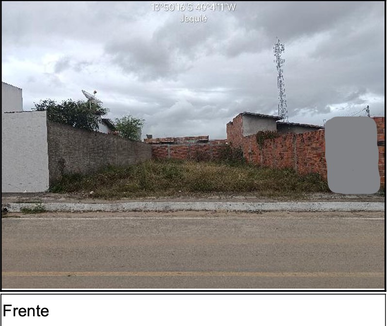 Terreno em Jequié, Sao Jose, Rua 21, N. 00, Qd 17, Lt 19, BA. Área: 250m2