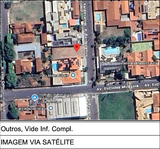 Terreno em Birigui, Centro, Rua Bandeirantes, N. 00, SP. Área: 500.25m2