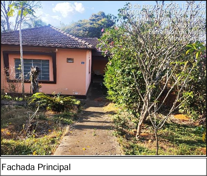 Casa em Entre Rios de Minas, Centro, Rua Antônio Reis Filho, N. 112, MG. Área: 230m2 Casa em Entre Rios de Minas, Centro, Rua Antônio Reis Filho, N. 112, MG. Área: 230m2