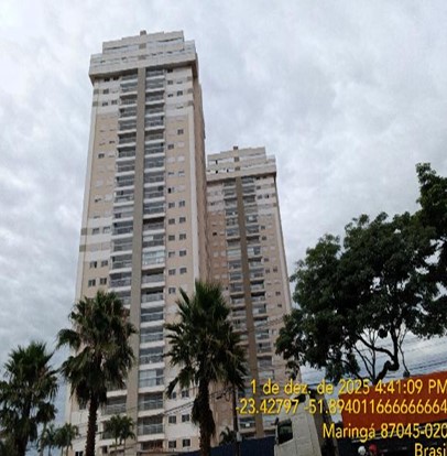 Apartamento em Maringá, Parque Industrial I, Rua Rubens Sebastiao Marin, N. 1076, Apto 603, Torre B, PR. Área: 79.98m2