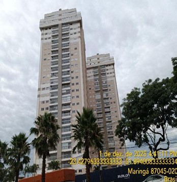 Apartamento em Maringá, Parque Industrial I, Rua Rubens Sebastiao Marin, N. 1076, Apto 703, Torre B, PR. Área: 79.98m2