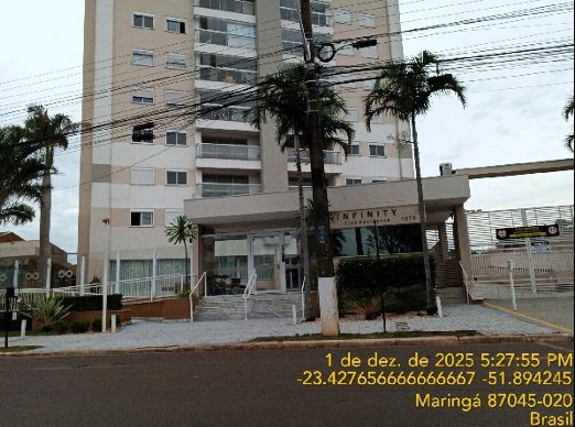 Apartamento em Maringá, Parque Industrial, Rua Rubens Sebastiao Marin, N. 1076, Apto 903, Bl-B, Vg77, Vg78, PR. Área: 79.98m2