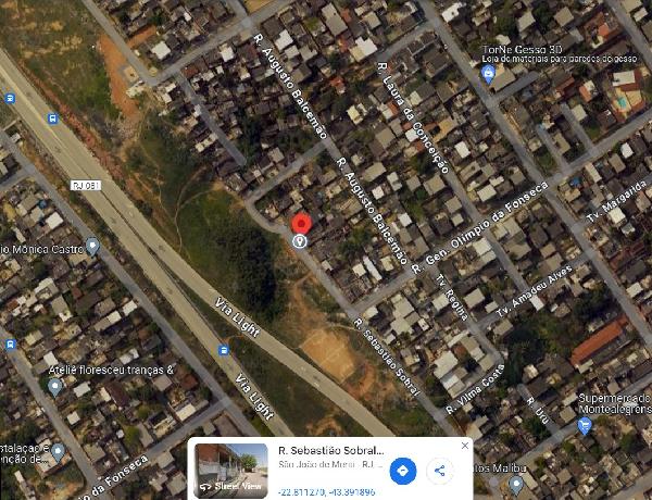 Casa em São João de Meriti, Parque Sao Nicolau, Rua Sebastiao Sobral, N. 65, Cs 1, RJ. Área: 401.65m2