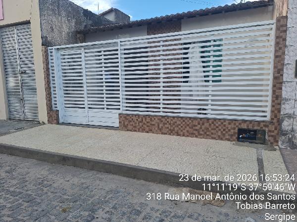 Casa em Tobias Barreto, Campos, Rua Manoel Antonio Dos Santos, N. 317,, SE. Área: 90m2