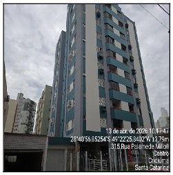 Apartamento em Criciúma, Centro, Rua Palamede Milioli, N. 315, Apto 701, Pav 7, SC. Área: 76.84m2