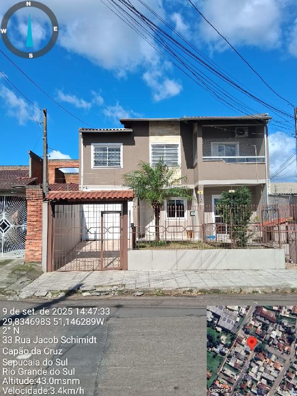 Casa em Sapucaia do Sul, Capao Da Cruz, Rua Jacob Schimidt, N. 43, Lt 26 Qd 13 Setor 04h03, RS. Área: 203.8m2
