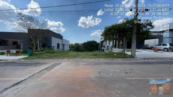 Terreno em Bragança Paulista, Condominio Residencial Campos Do Conde, Rua Coruja, N. Sn, Lt 12 Qd 02, SP. Área: 472.98m2