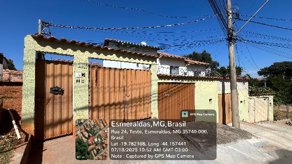 Casa em Esmeraldas, Sao Pedro, Rua Vinte E Quatro, N. 129, Cs 08, MG. Área: 56.53m2