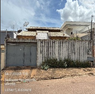 Casa em Parauapebas, Parque Dos Carajas, Rua Aparai, N. S/N, Quadra 20  Lote 34, PA. Área: 138m2