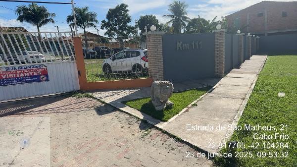 Terreno em São Pedro da Aldeia, Sao Mateus, Rua 01, N. Sn, Unidade 43 Qd 01, RJ. Área: 300m2