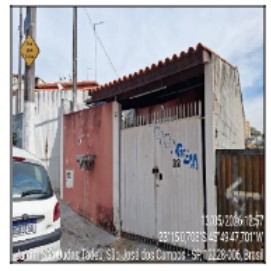 Casa em São José dos Campos, Jardim Santo Onofre, Rua Maria Jose Ribeiro, N. 32, Qd R, SP. Área: 63.83m2