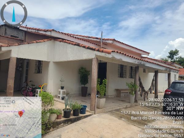 Casa em Barra do Garças, Jardim Sao Joao, Rua Manoel F Da Luz, N. Sn, Lt 13 Qd 45, MT. Área: 180m2 Casa em Barra do Garças, Jardim Sao Joao, Rua Manoel F Da Luz, N. Sn, Lt 13 Qd 45, MT. Área: 180m2