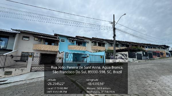 Casa em São Francisco do Sul, Agua Branca, Rua Joao Pereira De Sant-Anna, N. 60, Casa 06, SC. Área: 111.17m2