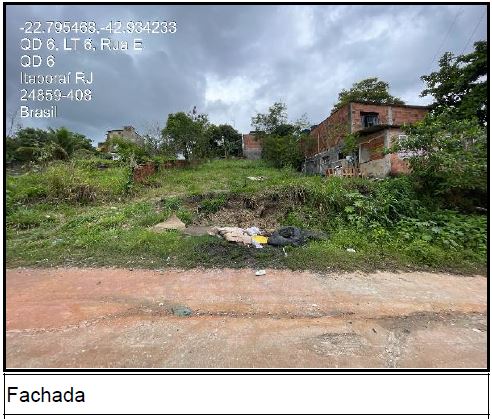 Terreno em Itaboraí, Marambaia (manilha), Rua E, N. Sn, Qd 04, Lt 20, RJ. Área: 360m2