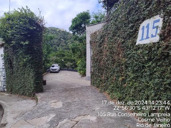 Casa em Rio de Janeiro, Cosme Velho, Rua Conselheiro Lampreia, N. 115, Lt 25, RJ. Área: 694m2