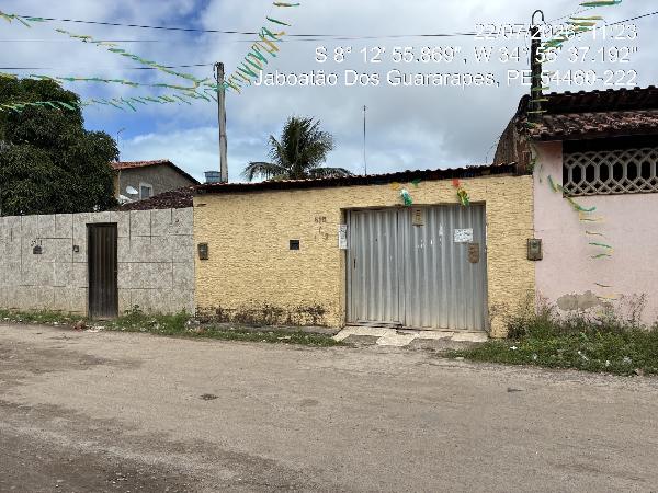 Casa em Jaboatão dos Guararapes, Candeias, Rua Agua Doce, N. 615, Cs 02 Lt 11 Qd 5f, PE. Área: 48.84m2